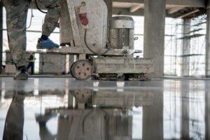 High Shine Concrete Floor