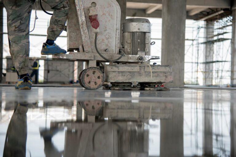 High Shine Concrete Floor